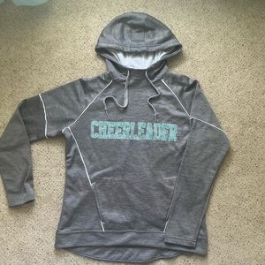 Gray Athletic "CHEERLEADER" Sweatshirt